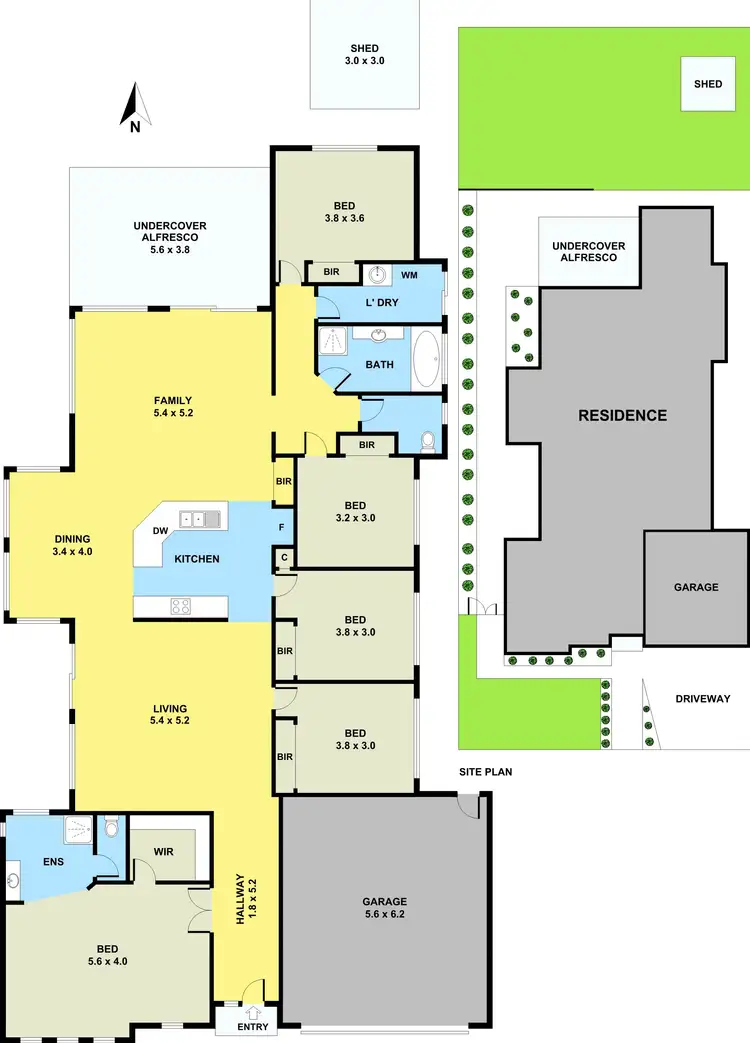 Floorplan of Homely house listing, 11 Amos Court, Narre Warren South VIC 3805