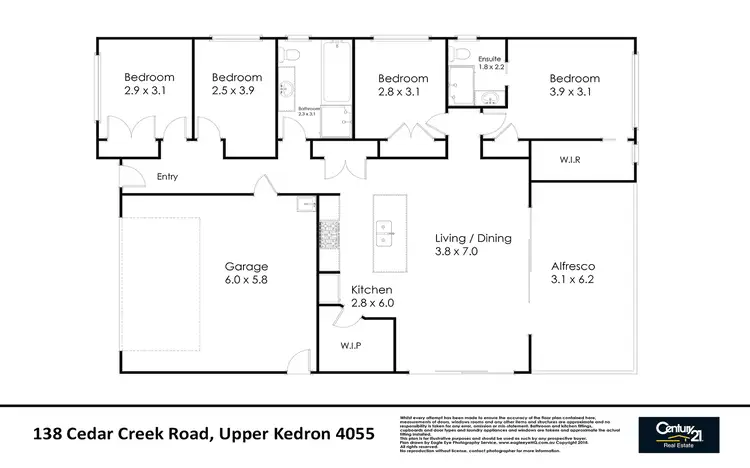 Floorplan of Homely house listing, 138 Cedar Creek Road, Upper Kedron QLD 4055