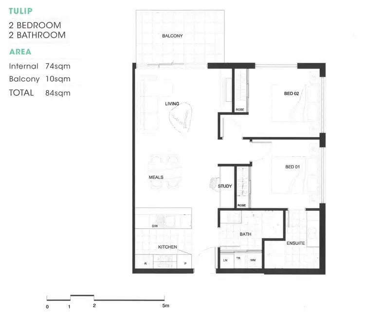 Floorplan of Homely apartment listing, A223/59 Autumn Terrace, Clayton South VIC 3169