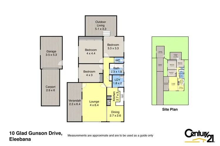 Floorplan of Homely house listing, 10 Glad Gunson Drive, Eleebana NSW 2282