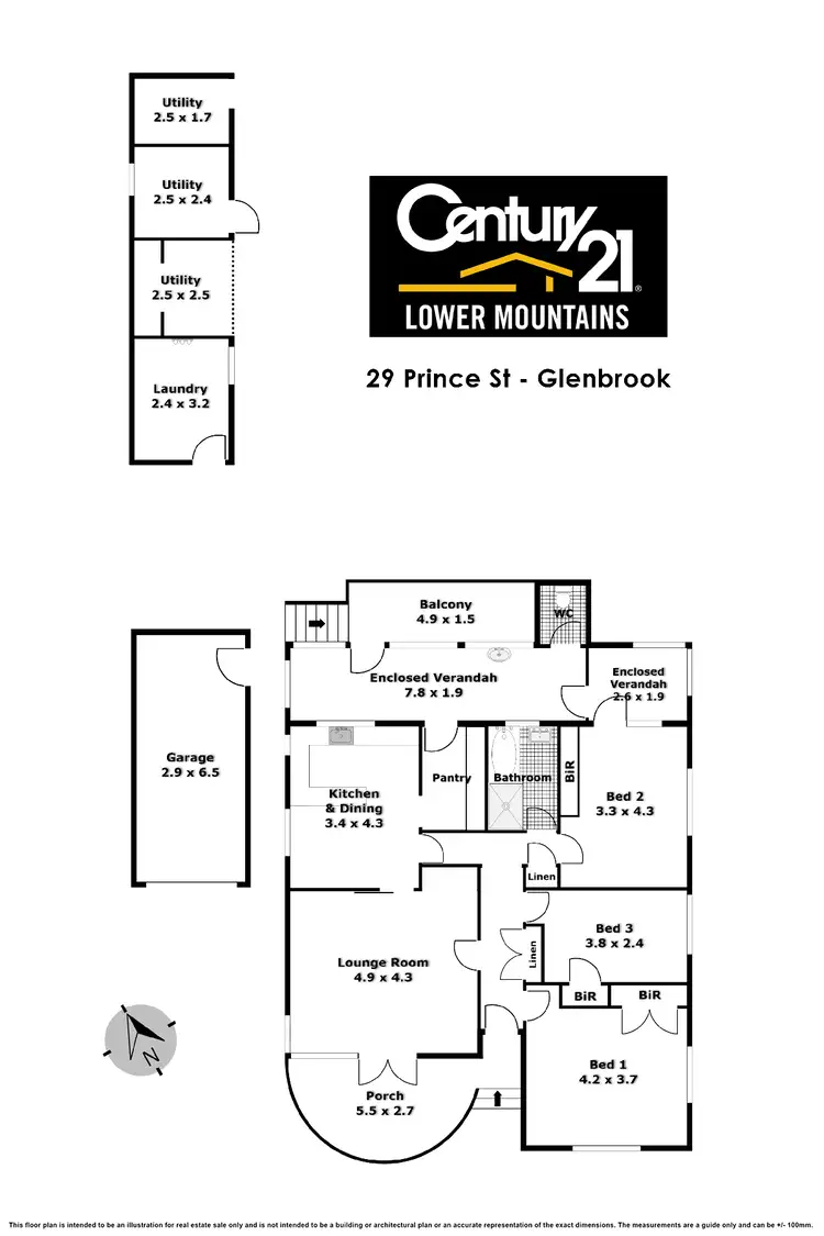 Floorplan of Homely house listing, 29 Prince Street, Glenbrook NSW 2773
