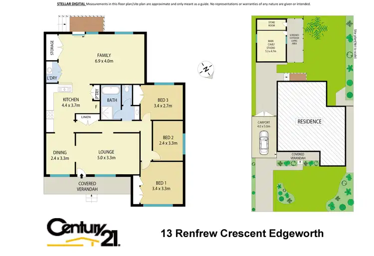 Floorplan of Homely house listing, 13 Renfrew Crescent, Edgeworth NSW 2285