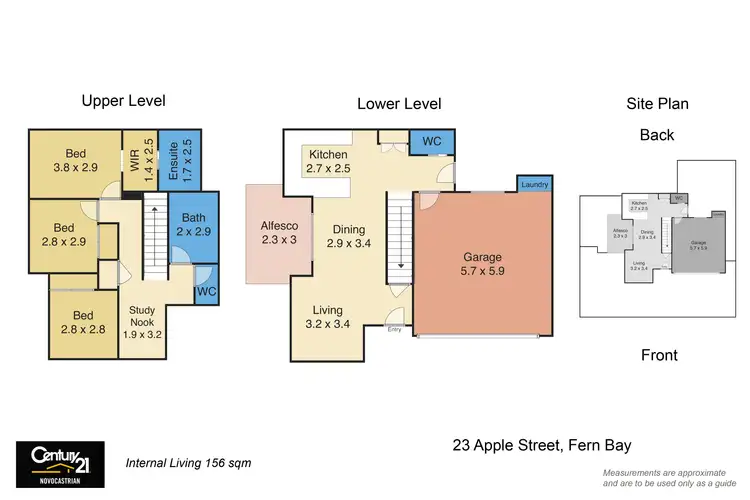 Floorplan of Homely townhouse listing, 23 Apple Street, Fern Bay NSW 2295