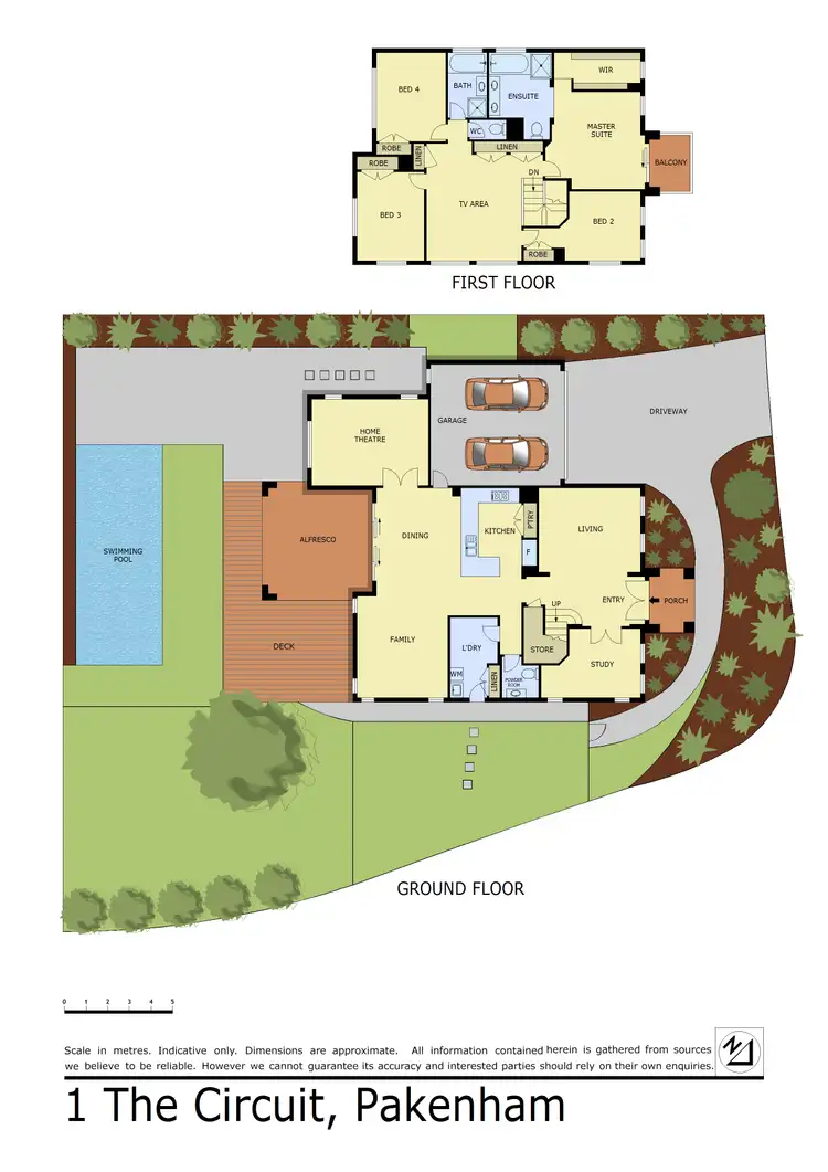 Floorplan of Homely house listing, 1 The Circuit, Pakenham VIC 3810