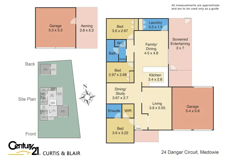 Floorplan of Homely house listing, 24 Dangar Circuit, Medowie NSW 2318