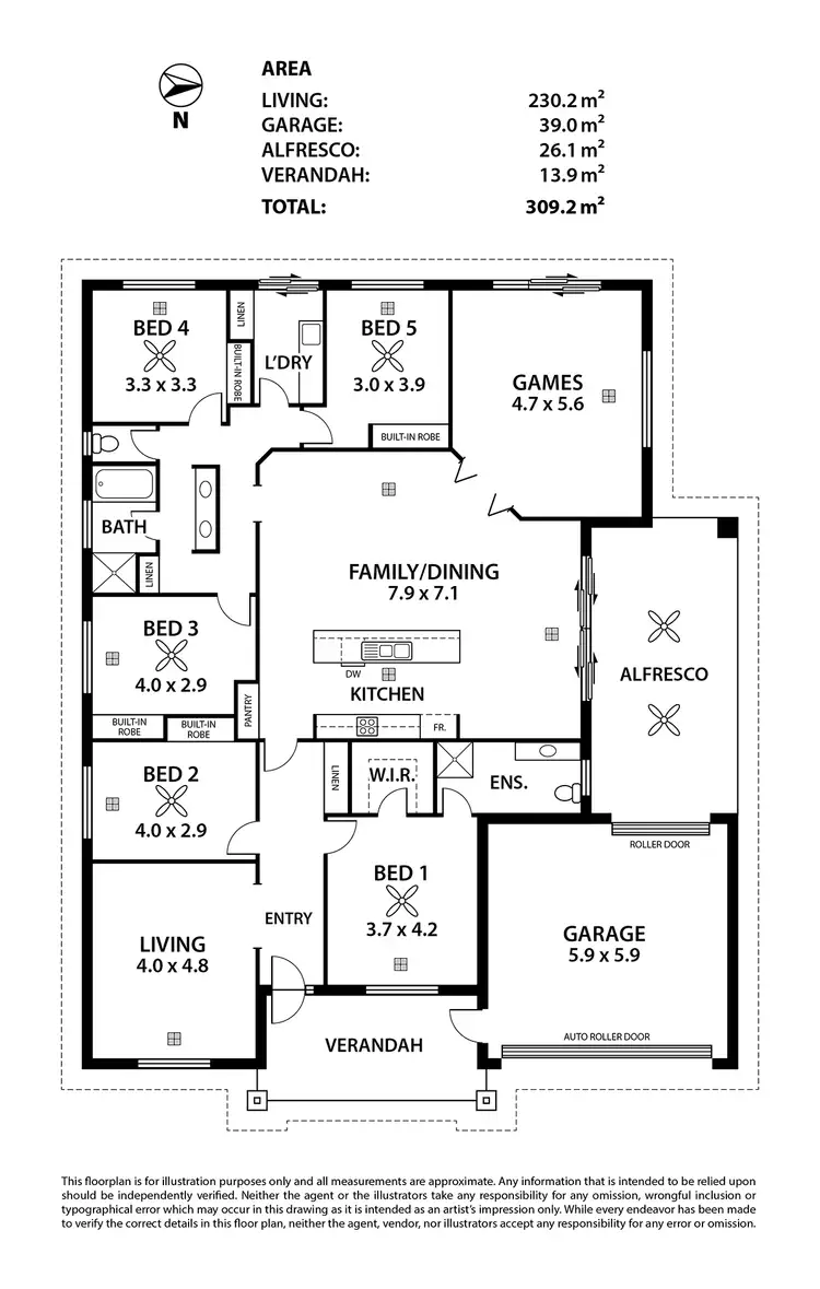 Floorplan of Homely house listing, 9 Newman Court, Littlehampton SA 5250