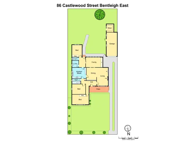 Floorplan of Homely house listing, 86 Castlewood Street, Bentleigh East VIC 3165