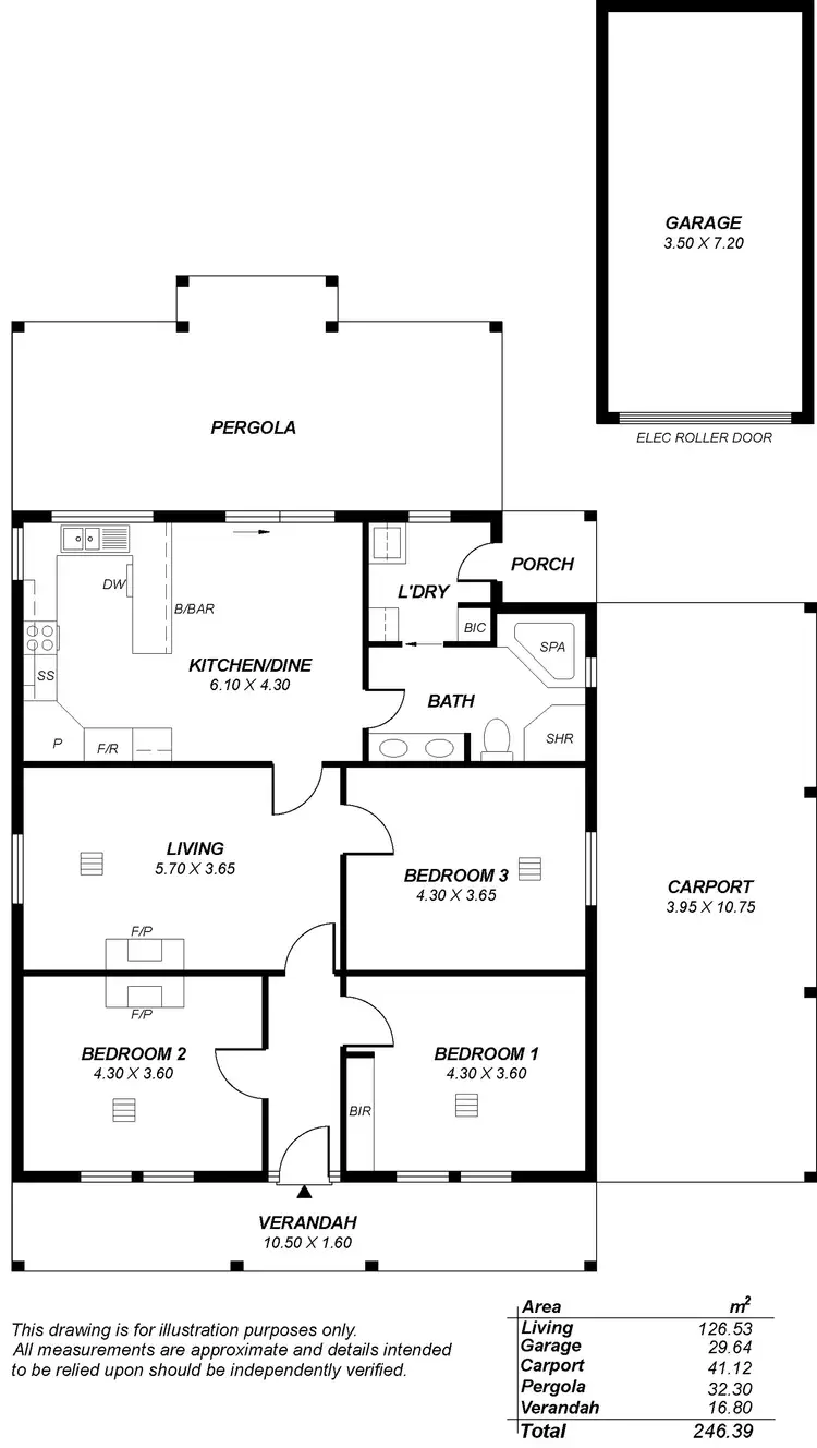 Floorplan of Homely house listing, 2 Hill Avenue, Cumberland Park SA 5041