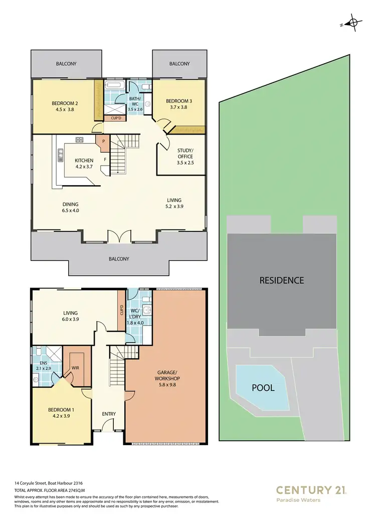 Floorplan of Homely house listing, 14 Coryule Street, Boat Harbour NSW 2316