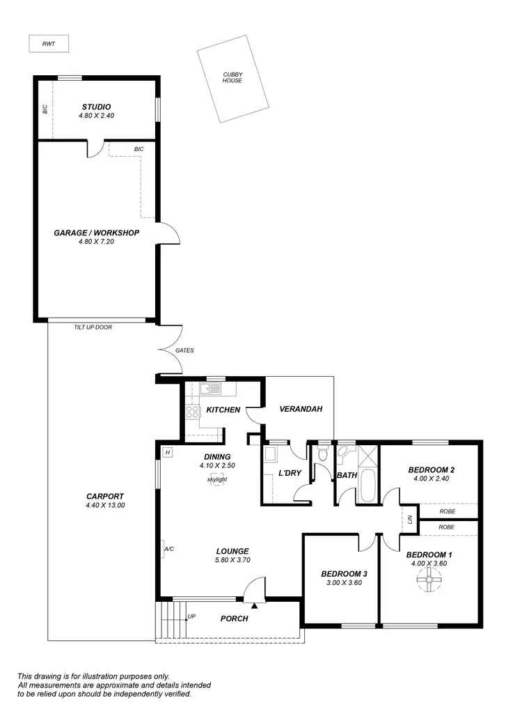 Floorplan of Homely house listing, 6 Binderi Crescent, Ingle Farm SA 5098