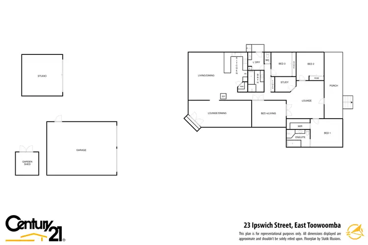 Floorplan of Homely house listing, 23 Ipswich Street, East Toowoomba QLD 4350