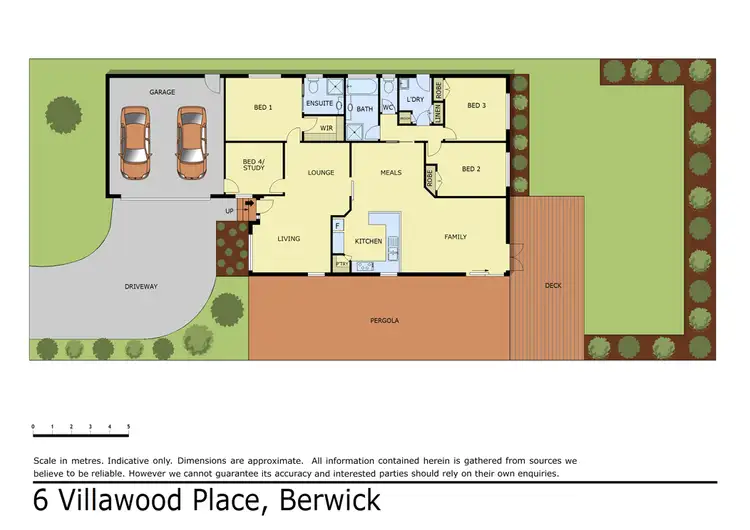 Floorplan of Homely house listing, 6 Villawood Place, Berwick VIC 3806