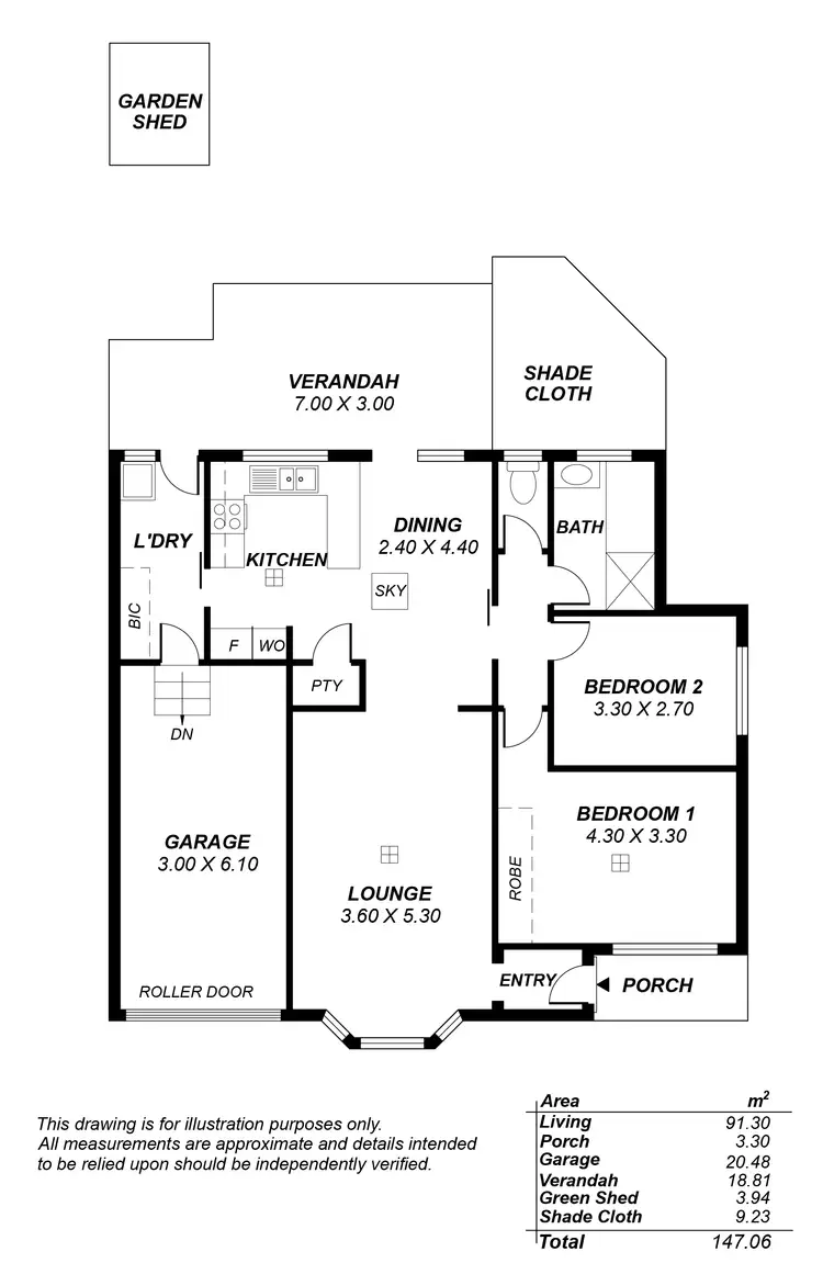 Floorplan of Homely house listing, 2/4 Whitmore Street, Redwood Park SA 5097