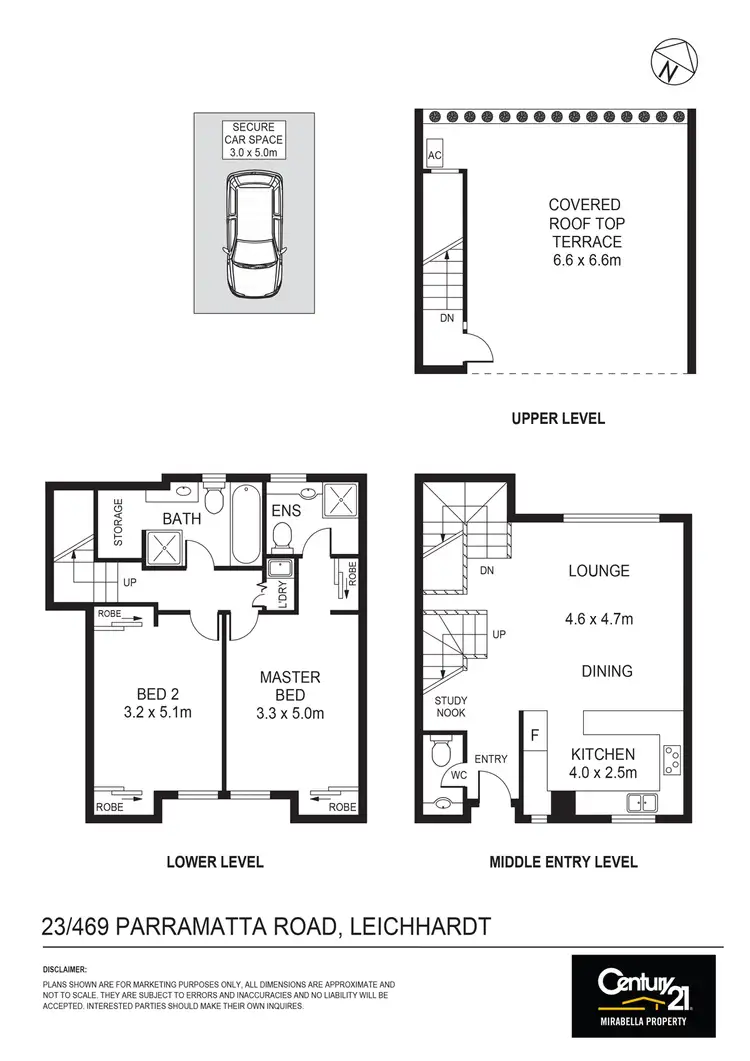 Floorplan of Homely apartment listing, 23/469 Parramatta Raod, Leichhardt NSW 2040