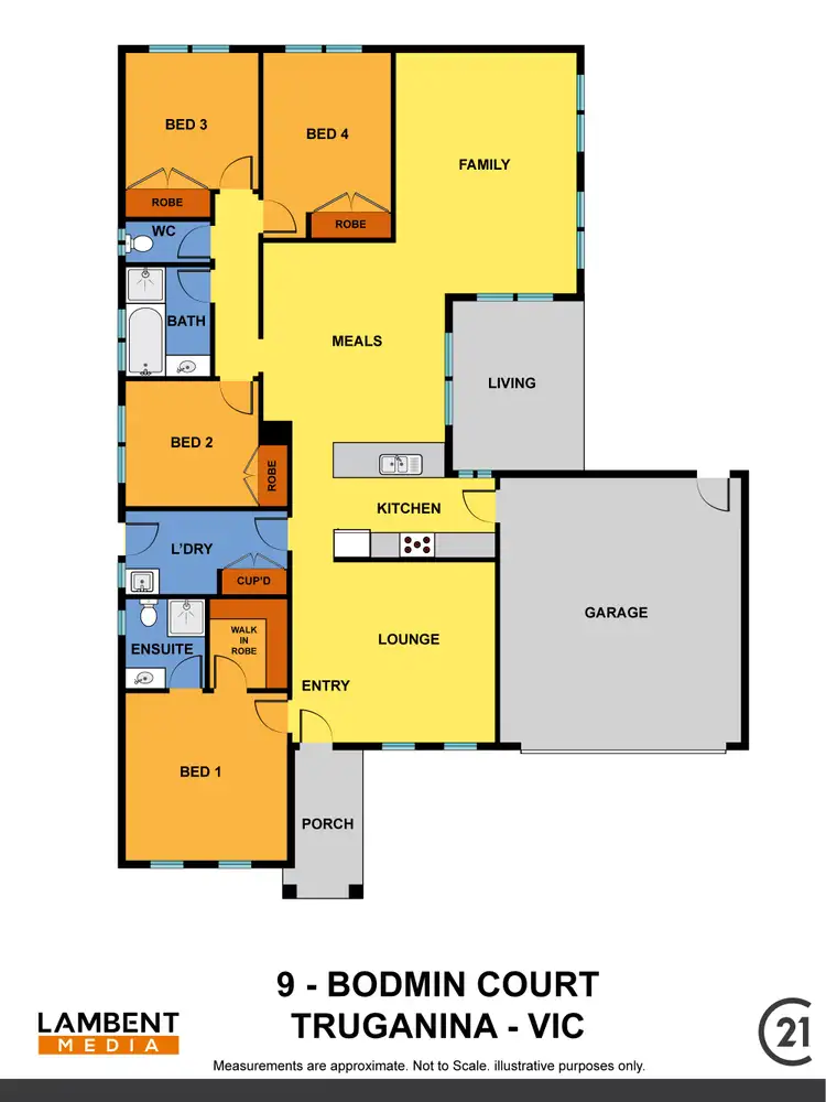 Floorplan of Homely house listing, 9 Bodmin Court, Truganina VIC 3029