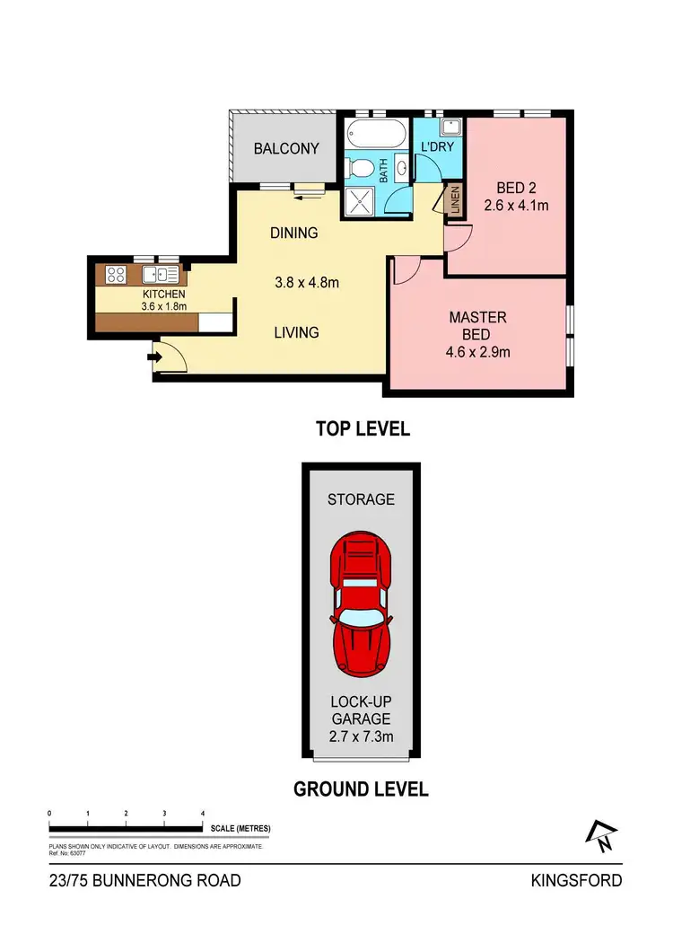 Floorplan of Homely apartment listing, 23/75 Bunnerong Road, Kingsford NSW 2032