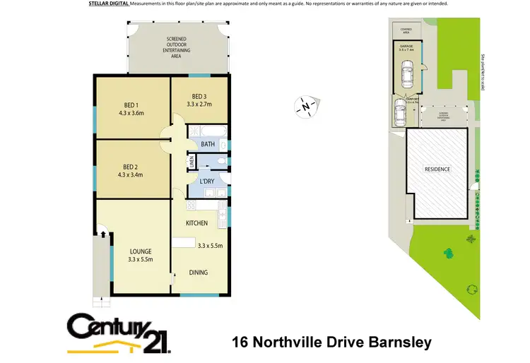 Floorplan of Homely house listing, 16 Northville Drive, Barnsley NSW 2278