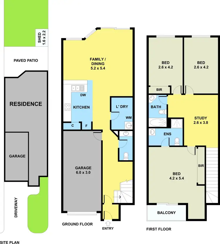 Floorplan of Homely townhouse listing, 4/141 Chandler Road, Noble Park VIC 3174