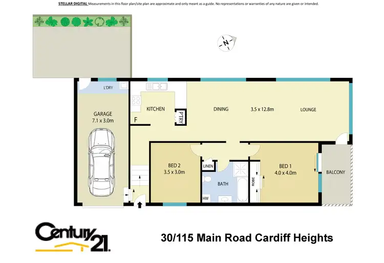 Floorplan of Homely unit listing, 30/115 Main Road, Cardiff Heights NSW 2285