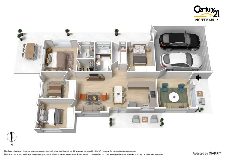 Floorplan of Homely townhouse listing, 72A Clarinda Road, Clarinda VIC 3169