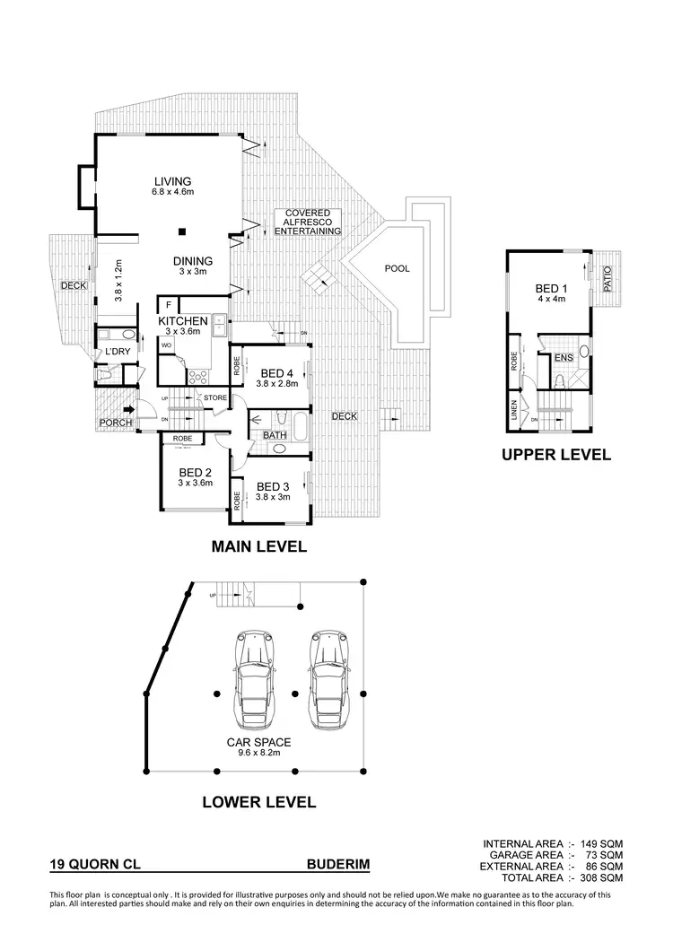 Floorplan of Homely house listing, 19 Quorn Close, Buderim QLD 4556