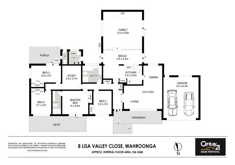 Floorplan of Homely house listing, 8 Lisa Valley Close, Wahroonga NSW 2076