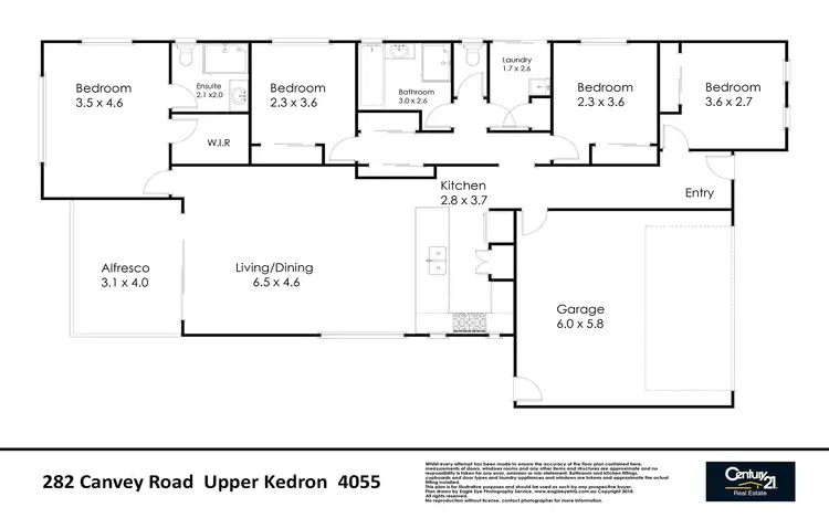 Floorplan of Homely house listing, 282 Canvey Road, Upper Kedron QLD 4055