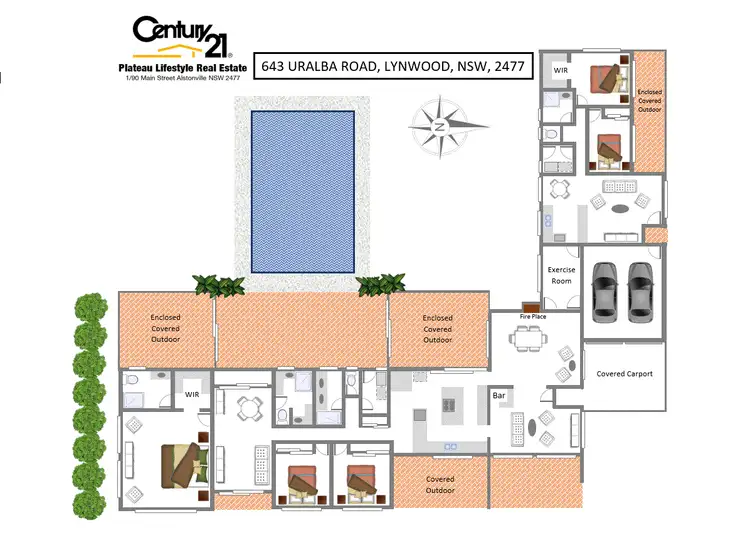 Floorplan of Homely other listing, 643 Uralba Road, Uralba NSW 2477