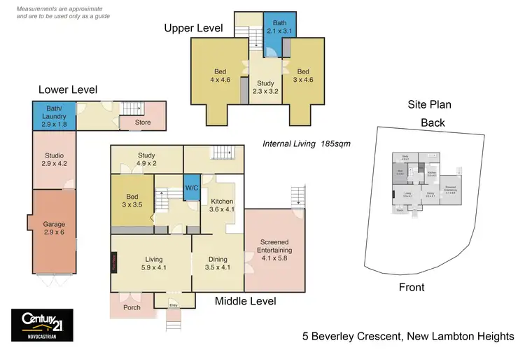 Floorplan of Homely house listing, 5 Beverley Crescent, New Lambton Heights NSW 2305