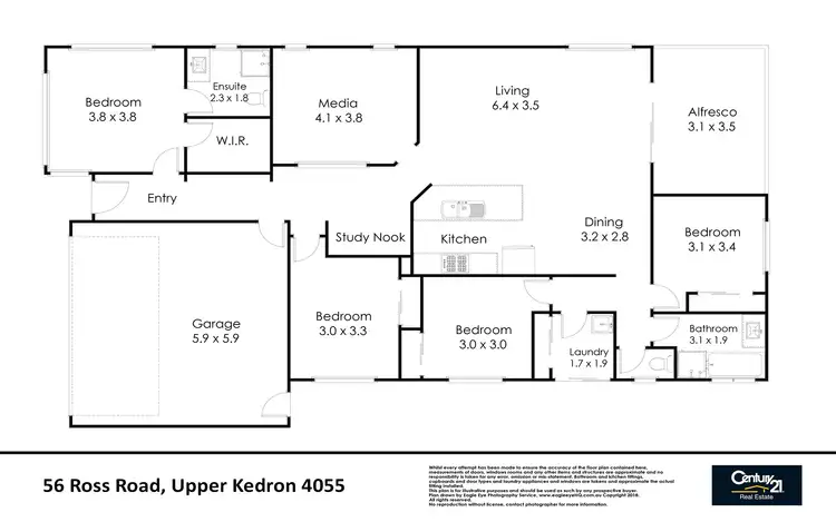 Floorplan of Homely house listing, 56 Ross Road, Upper Kedron QLD 4055