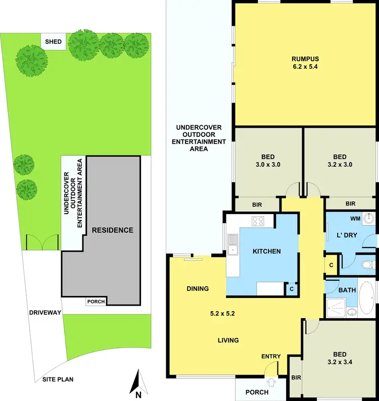 Floorplan of Homely house listing, 5 Honeysuckle Court, Cranbourne North VIC 3977