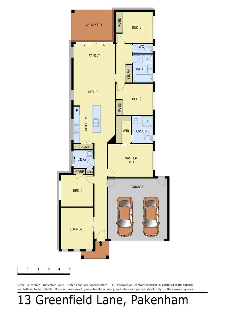 Floorplan of Homely house listing, 13 Greenfield Lane, Pakenham VIC 3810