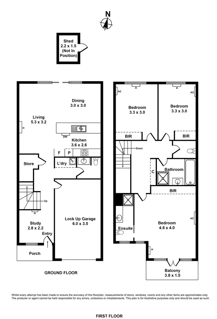 Floorplan of Homely townhouse listing, 37 Chessington Drive, Williams Landing VIC 3027