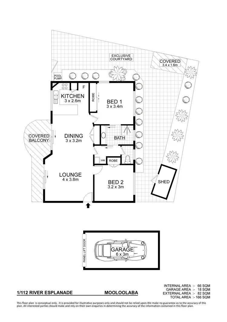 Floorplan of Homely apartment listing, 1/112 River Esplanade, Mooloolaba QLD 4557