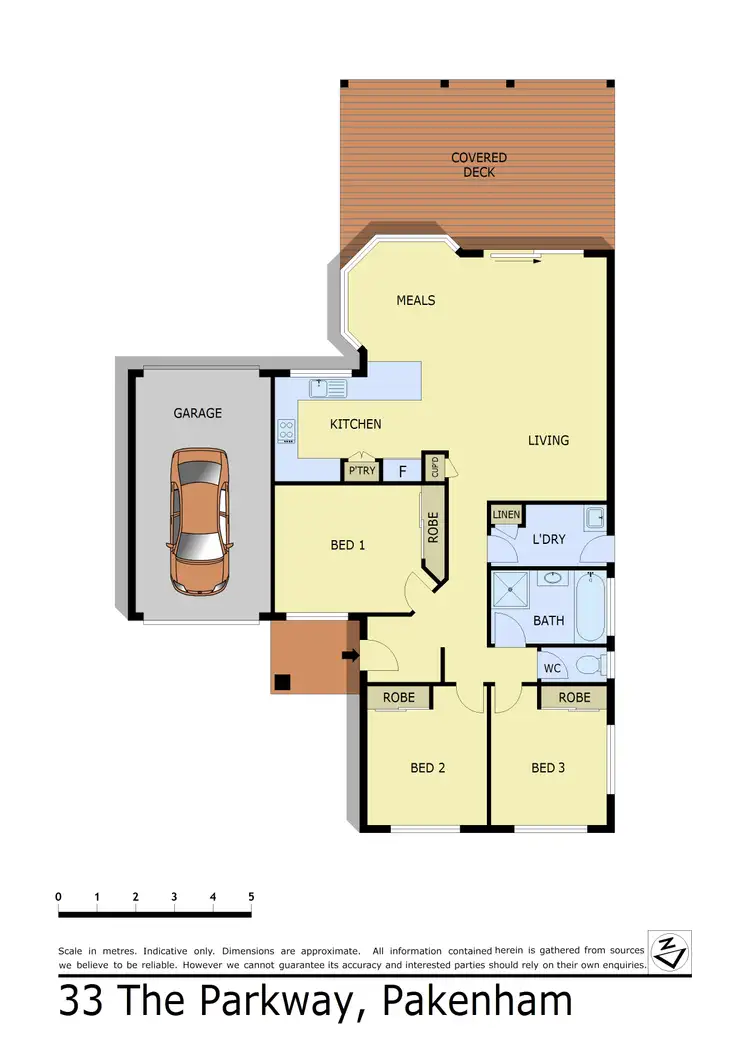 Floorplan of Homely house listing, 33 The Parkway, Pakenham VIC 3810