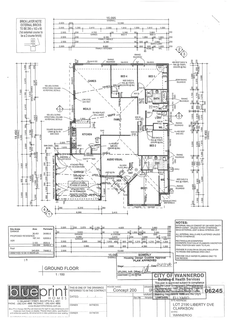Floorplan of Homely house listing, 87 Liberty Drive, Clarkson WA 6030
