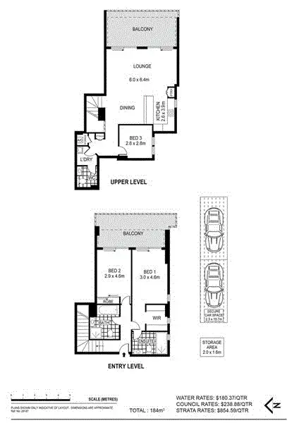 Floorplan of Homely apartment listing, F1211/43-45 Wilson Street, Botany NSW 2019
