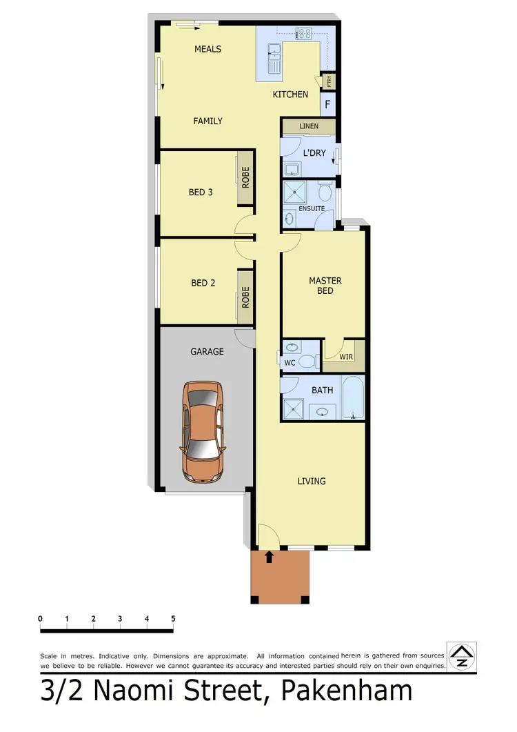 Floorplan of Homely house listing, 3/2 Naomi Street, Pakenham VIC 3810