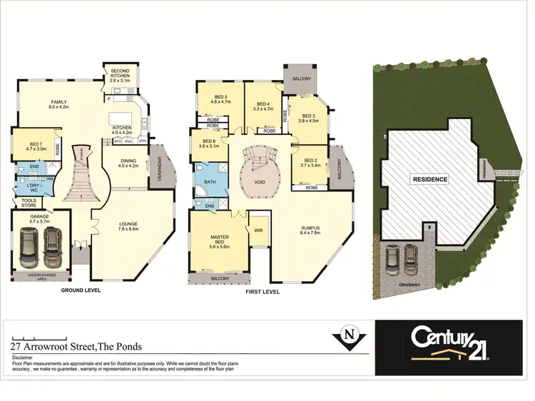 Floorplan of Homely house listing, 27 Arrowroot Street, The Ponds NSW 2769