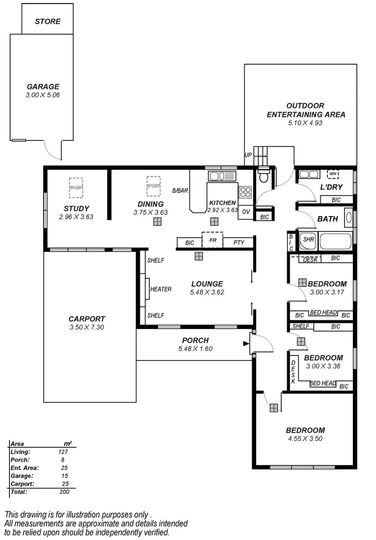 Floorplan of Homely house listing, 11 Franklin Avenue, Bedford Park SA 5042