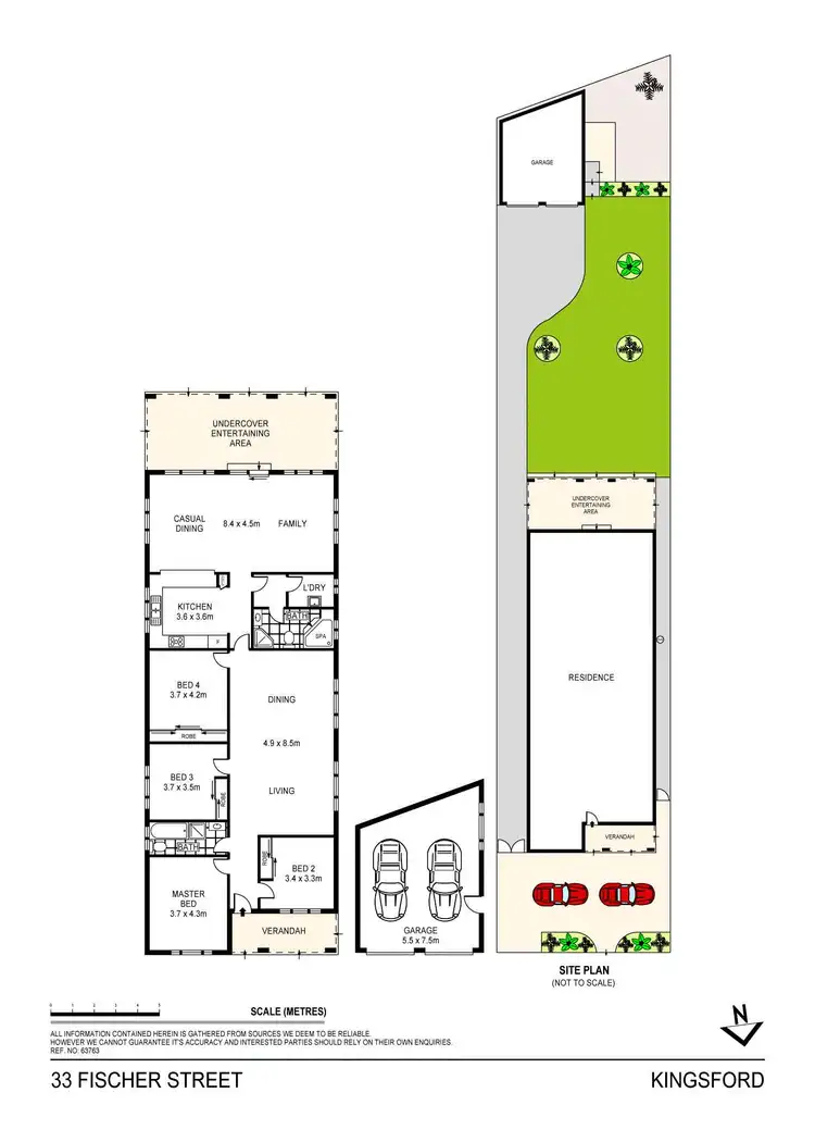 Floorplan of Homely house listing, 33 Fischer Street, Kingsford NSW 2032
