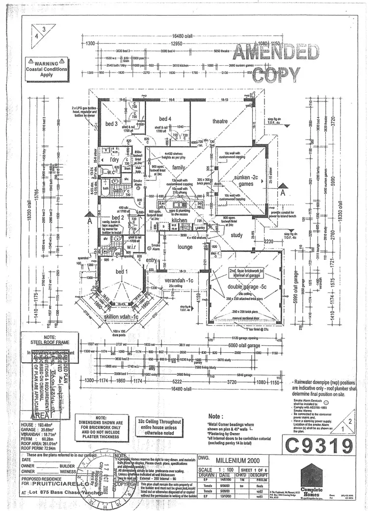 Floorplan of Homely house listing, 12 Bass Chase, Yanchep WA 6035