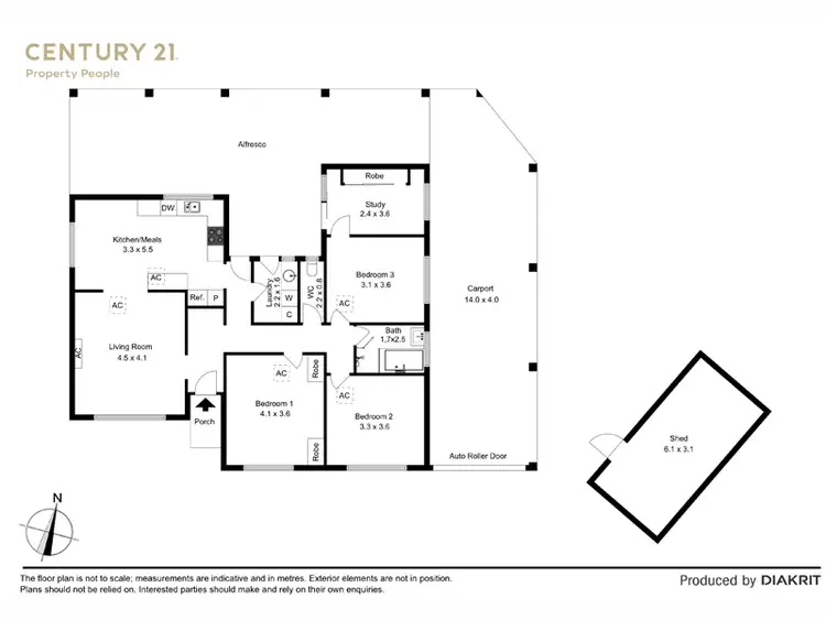 Floorplan of Homely house listing, 12 Barry Street, Salisbury SA 5108