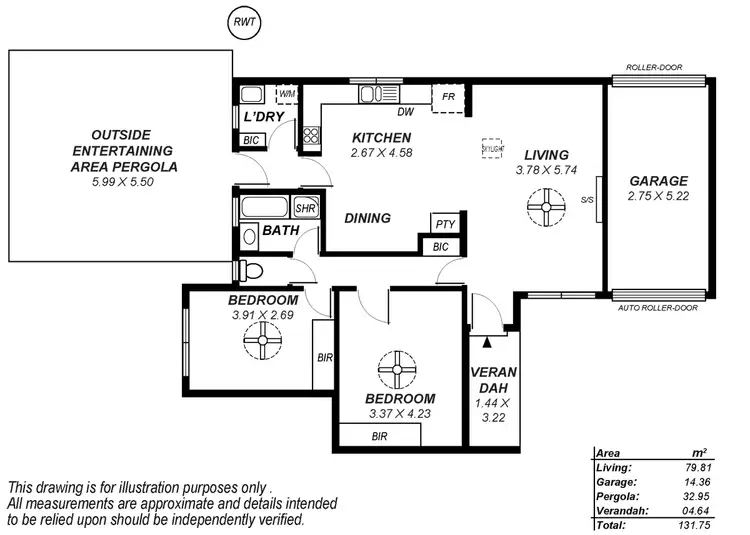 Floorplan of Homely unit listing, 5/7-10 Helen Street, Glenelg North SA 5045