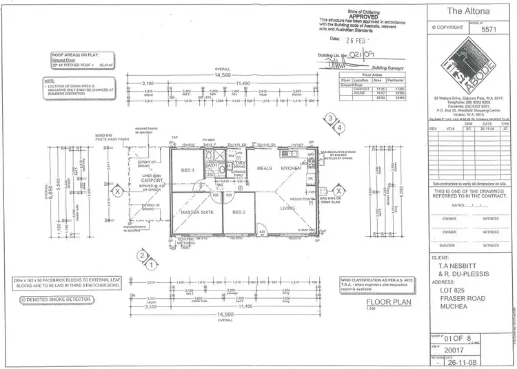 Floorplan of Homely house listing, 40 Fraser Close, Muchea WA 6501