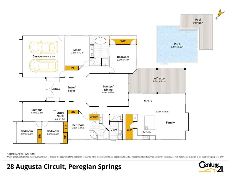 Floorplan of Homely house listing, 28 Augusta Circuit, Peregian Springs QLD 4573