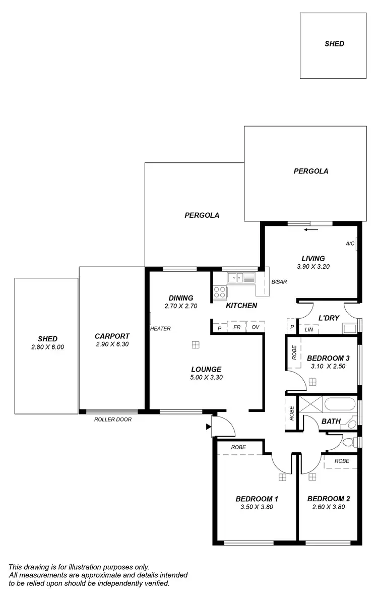 Floorplan of Homely house listing, 34 Willowbrook Drive, Dernancourt SA 5075