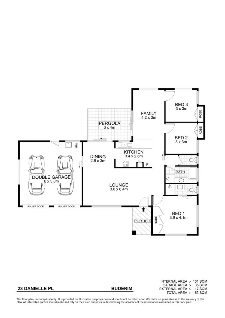 Floorplan of Homely house listing, 23 Danielle Place, Buderim QLD 4556