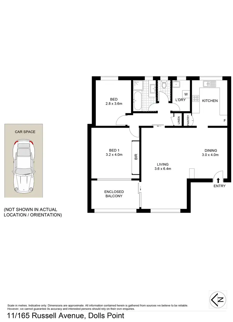 Floorplan of Homely apartment listing, 11/165 Russell Avenue, Dolls Point NSW 2219