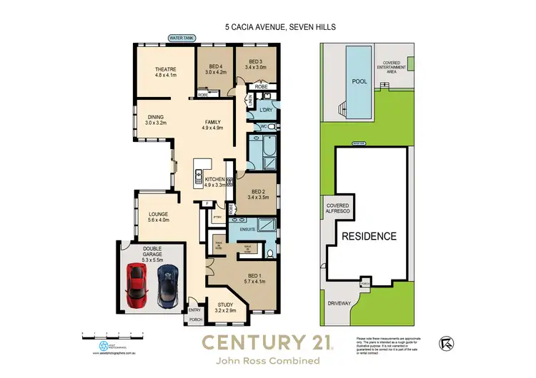 Floorplan of Homely house listing, 5 Cacia Avenue, Seven Hills NSW 2147
